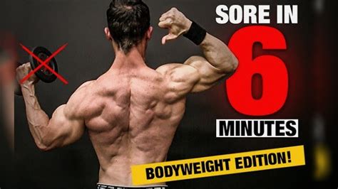 Watch Best Bodyweight Back Workout Sore In 6 Minutes Fitness Volt