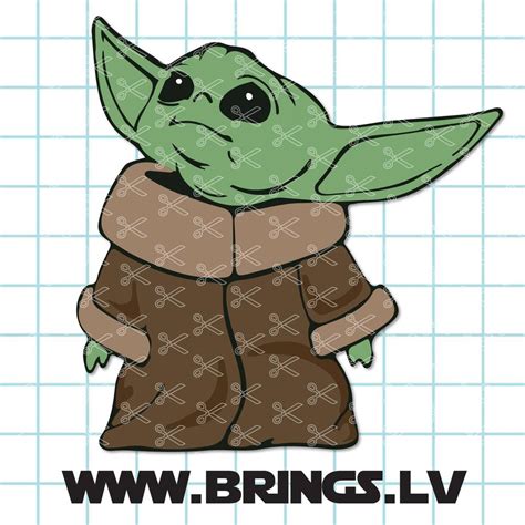 Baby Yoda Svg Cut File 291 File For Free
