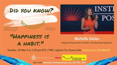 Teaser 3 Happiness Is A Habit With Michelle Gielan Youtube