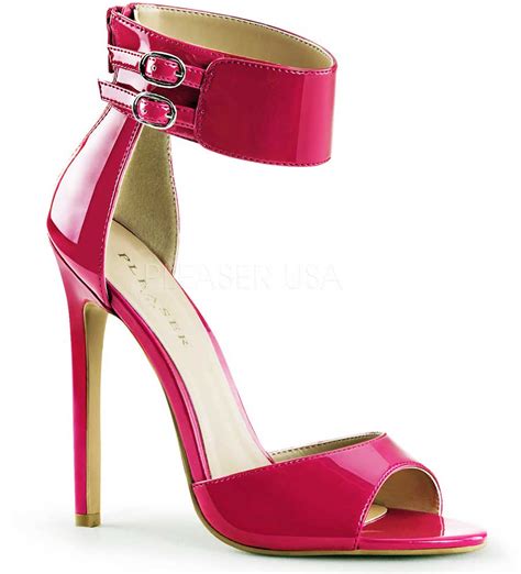 Sexy Ankle Cuff Buckle Strap Stiletto Sandals High Heels Shoes Adult
