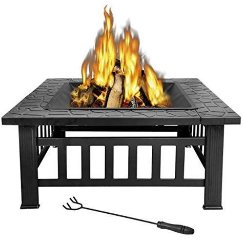 Shop for 32 inch cooktop at best buy. LEMY 32 inch Outdoor Square Metal Firepit Backyard Patio ...
