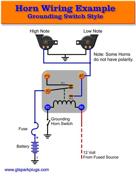 Air Horn Wiring Diagram With Relay