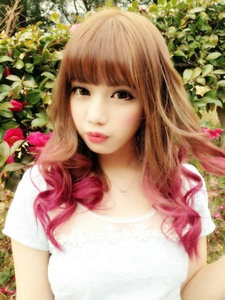 Pin By Kl On Asian Style Kawaii Hairstyle Japanese Girl Hairstyle