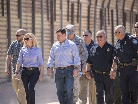 Kirstjen Nielsen Continues To Claim Border Crisis In Arizona Visit