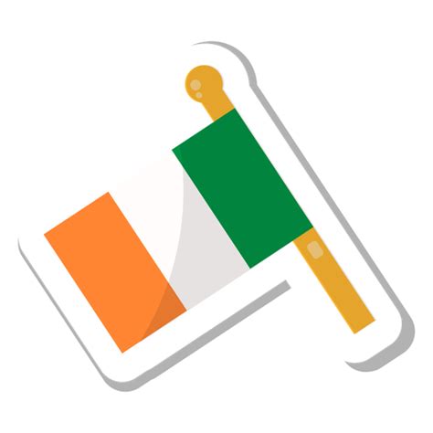 Bandera De Irlanda Pegatina Descargar Pngsvg Transparente