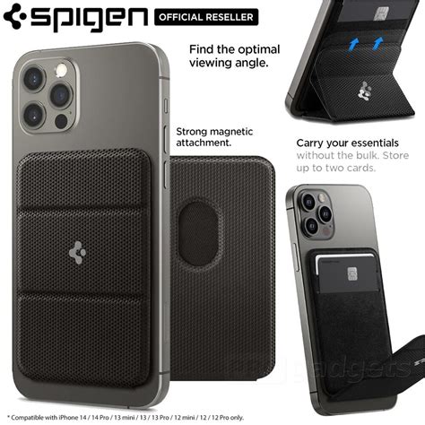 Spigen Magsafe Card Holder Smart Fold Wallet Case Magfit For Magsafe