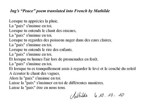 French Poems