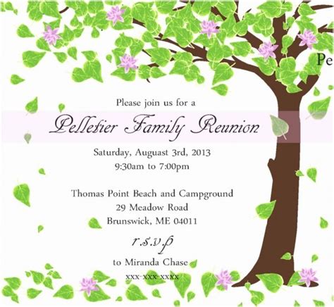 Family reunion flyer templates are available for free. Family Reunion Invitations Templates