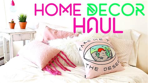 Home Decor Haul By Tashaleelyn Youtube