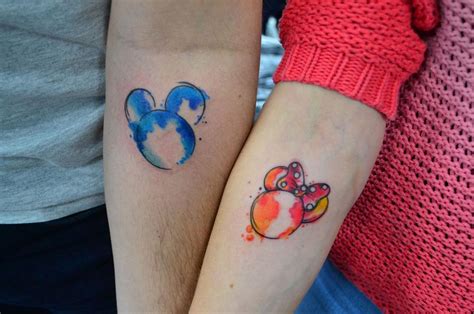 30 Disney Couple Tattoos That Prove Fairy Tales Are Real Disney Couple Tattoos Matching