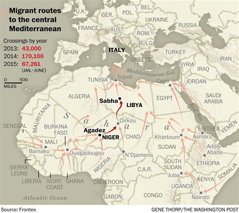 Inside The Remote City Of Smugglers Where Africans Are Funneled To Europe The Washington Post