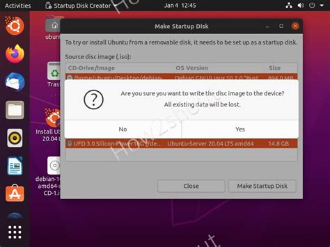 Create Live Bootable USB Using Ubuntu S Startup Disk Creator Linux Shout