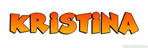 Kristina Logo Free Name Design Tool From Flaming Text