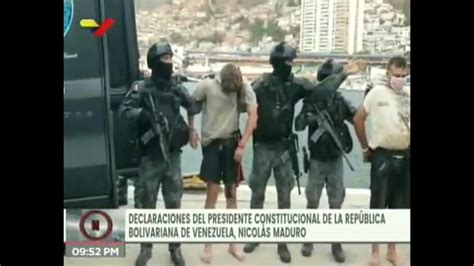 Venezuela Maduro Says 2 Us Mercenaries Captured In Failed Plot