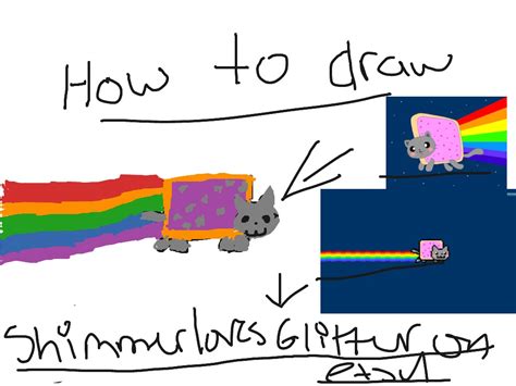 How To Draw Nyan Cat Art Nyan Cat Crafts Colorful Things Fun