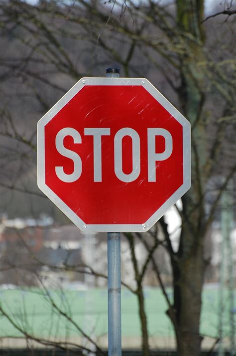 무료 이미지 화이트 기호 빨간 도로 표지판 간판 레인 정지 신호 방패 중지 경고 교통 표지판