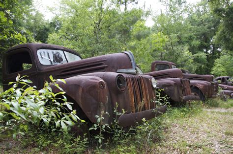 Stunning photos of 'rust bucket collection' graveyard after family's