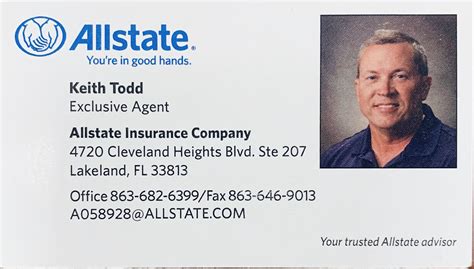 Hours may change under current circumstances Keith Todd/Allstate Insurance Agency | Allstate insurance ...