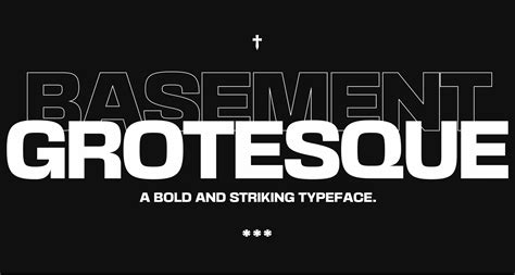 Basement Grotesque Font All Free Fonts