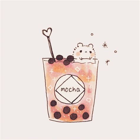 Strawberry Bubble Tea By Mochatchi On