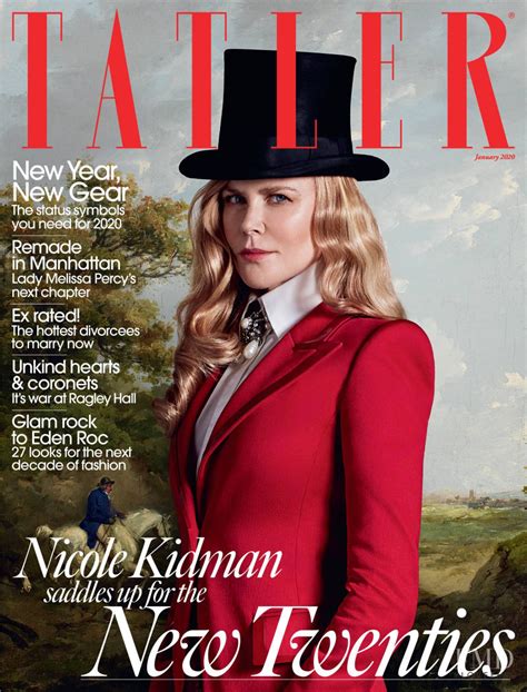 From before i go to sleep. Cover of Tatler UK with Nicole Kidman, January 2020 (ID ...
