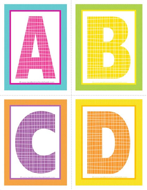 Free Printable Coloured Alphabet Letters Printable Templates