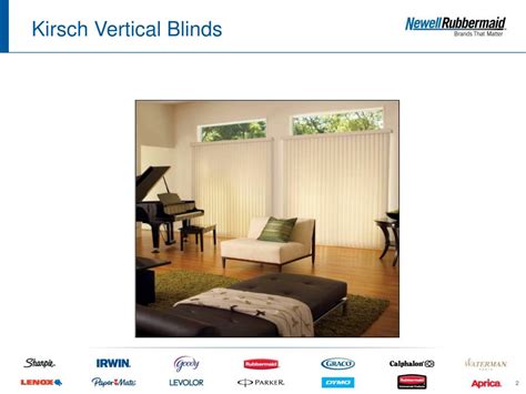 Ppt Kirsch Custom Vertical Blinds Powerpoint Presentation Free