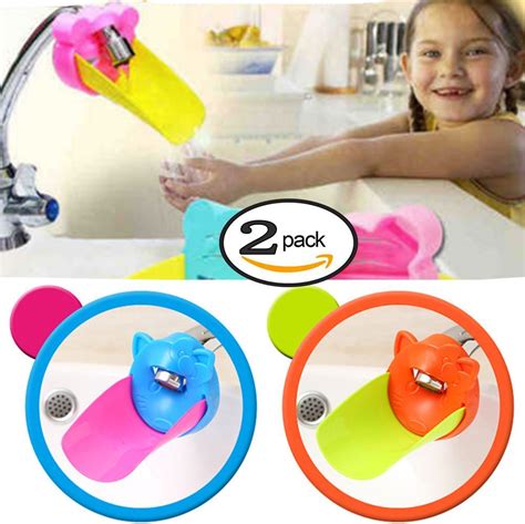 Buy Faucet Extender For Kids Set Of 2 Animal Spout Extenders For Sink