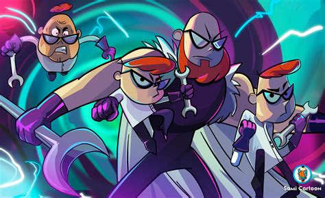 Four Dexters In One Team Dexters Laboratory Know Your Meme