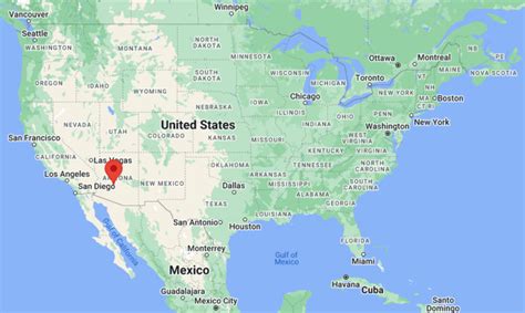 Where Is Peoria Az Usa Location Map Of Peoria Arizona