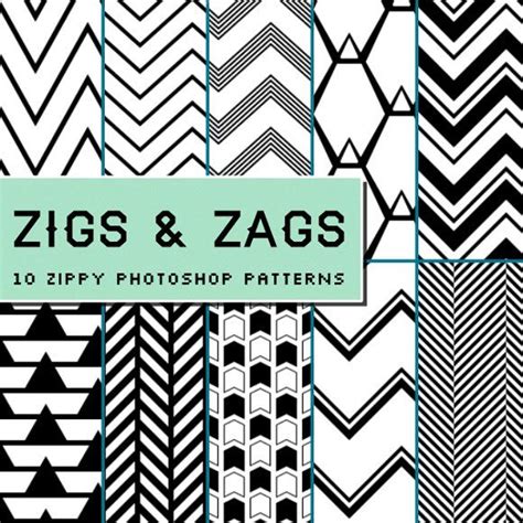 Zigs And Zags Photoshop Patterns Photoshop Design Pattern Design