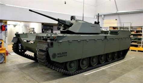 The Unmanned X Type Tank Shows The Future Video Defence Redefined