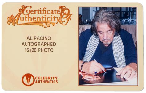 Lot Detail Al Pacino Signed 16 X 20 Photo As Tony Montana In