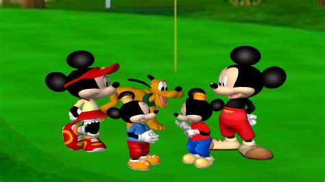 disney golf morty and ferdie reunited along with mickey pluto and minnie mickey and friends