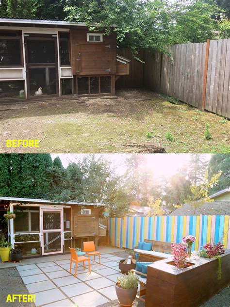 Our Colorful Small Space Patio Makeover With Before And After Photos