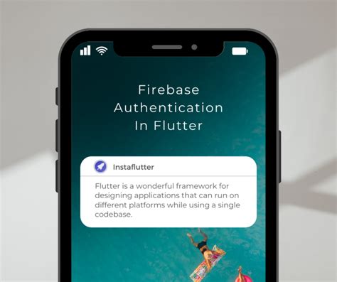 Implementing Firebase Authentication In Flutter Instaflutter