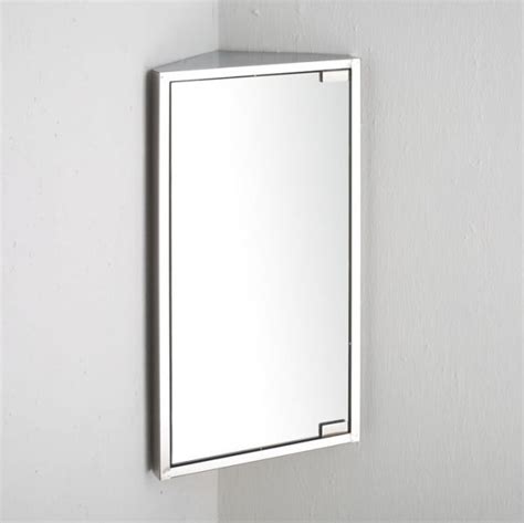 Add storage and style with wall mounted cabinets from victorian plumbing. 300mm Wide x 600mm Single Door Bilbao CORNER Mirror ...