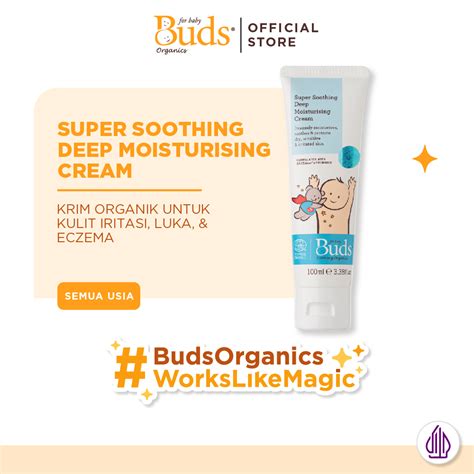 Jual Buds Organics Super Soothing Deep Moisturising Cream Lotion Atau