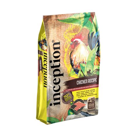 Cultivated grains have been around for only 10,000 years. Inception Chicken Recipe Dry Dog Food - Free Pet Food ...