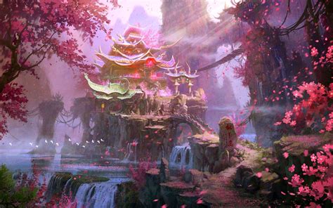 Maybe you would like to learn more about one of these? Fantasy Landscapes | Fantasy - Landscape Wallpaper | Fantasy landscape, Anime scenery, Landscape ...