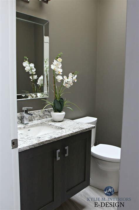 Our Entryway Sherwin Williams Colonnade Gray Powder Room Small
