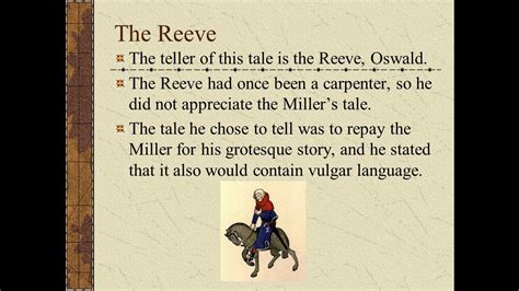 Canterbury Tales Part 4 Of 25 The Reeves Tale Youtube