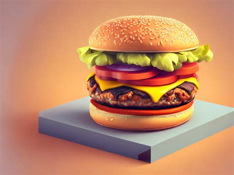 Artstation The Ultimate Burger Artworks