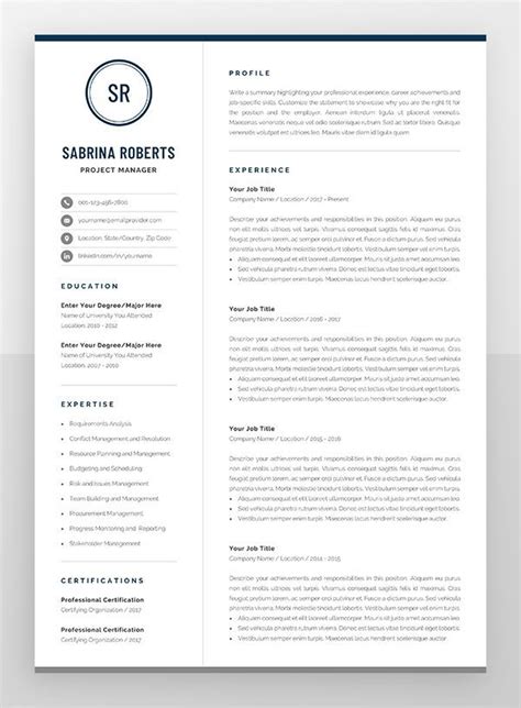 This cv (curriculum vitae) does so in the following ways this teacher cv does so effectively, and comes in at a short and sharp 2 pages long. Professional 1 Page Resume Template | Modern One Page CV ...