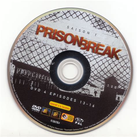 Sticker De Prison Break Saison 1 Dvd 4 Cinéma Passion