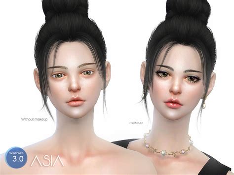 The Sims Resource S Club Wmll Ts4 Asian Skintones30 All Age