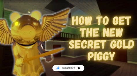 Roblox Piggy How To Get The New Golden Piggy Skin Youtube Roblox