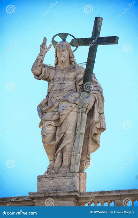 Jesus Christ Statue Editorial Image Image Of Italian 82546875