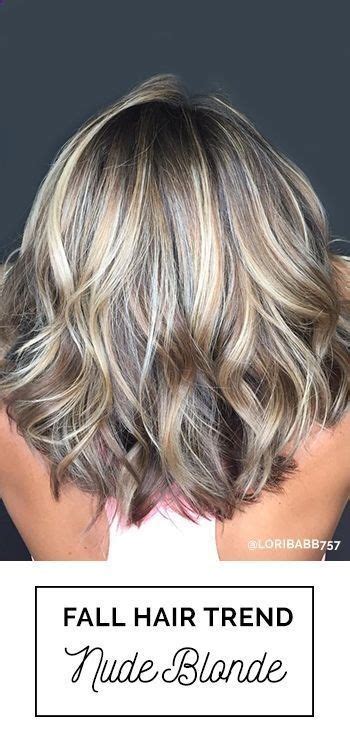 The Best Fall Blonde Hair Color Trend Go Nude Nude Blonde Hair Color