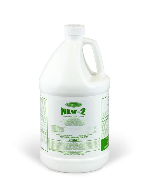 Nlv Disinfectant Cleaner Virucide Gallon Lemon Scent